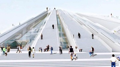 Monumen Komunis Ini Disulap Jadi Milenium Falcon