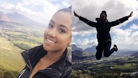 Foto: Selain model, Lukwesa juga bekerja sebagai Duta PBB. Lukwesa pernah berkunjung ke Western Cape, Afrika Selatan dan terlihat sangat gembira. (Instagram/Lukwesa Morin)