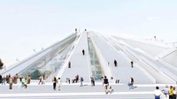 Ini adalah simbol bagi banyak orang Albania. Untuk generasi yang lebih tua, itu adalah memori untuk acara-acara budaya selama masa komunis, karena generasi baru-baru ini menjadi tempat untuk merayakan era baru, kata MVRDV. Istimewa/Inhabitat.