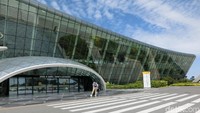 Foto: Kesan pertama tiba di Bandara Heydar Aliyev, Baku, memang bandaranya tak semegah bandara lain di dunia. Kalah megah dengan Changi di Singapura atau Dubai di Uni Emirat Arab (Hany/detikTravel)