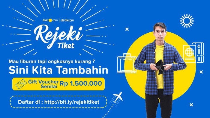 tiket.com dan detikcom Bagi-bagi Tiket Pesawat Gratis