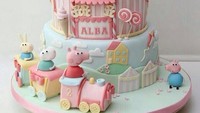 Aduh cantiknya! kue ultah untuk Alba, putri kesayangan Gareth, yang dibuat oleh @littelcakecupboard. Foto: Instagram @garethbale11