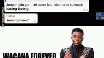 Kalo kata Black Panther sih wacana forever. Foto: istimewa