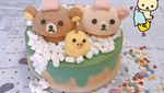 Menggemaskan! Chiffon Cake Bentuk Rilakkuma dan Doraemon yang Lucu Ini