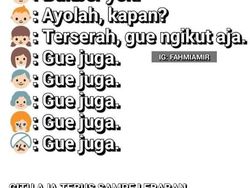 Meme Kocak Bukber yang Cuma Berujung Wacana