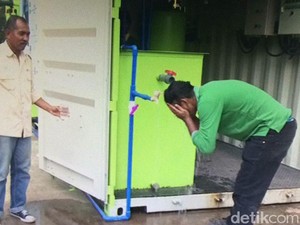 Saat Air Olahan Tinja Dipakai Cuci Muka