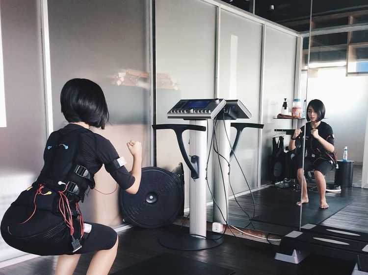 Foto: Gaya Hidup Sehat dan Bugar Si Cantik Lolita Agustine