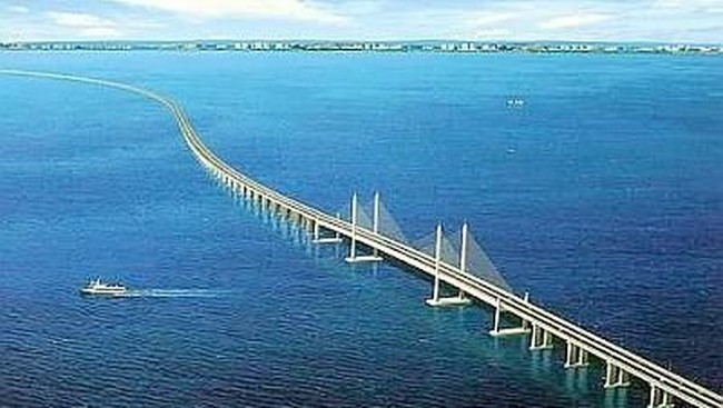 Wah, Kalimantan bakal Punya Tol Atas Laut
