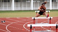 Berstatus debutan, Emilia berfokus di lari 100 meter gawang.
