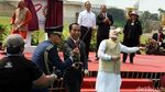 Jokowi dan PM India Bermain Layang-layang di Monas
