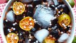 Ting..Ting! Segarnya Es Cincau Hitam dan HIjau Dipadu dengan Sirop Buat Berbuka