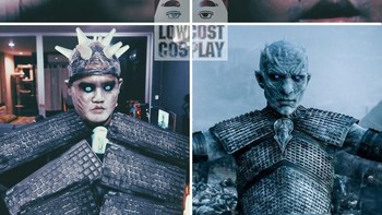 Keren! bermodal permen dan keyboard komputer. (Foto: Facebook/Lowcostcosplay)