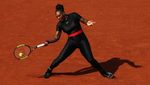 Serena Mundur, Tak Ada Lagi Ratu Wakanda di Prancis Terbuka 2018