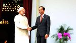 Momen Jokowi Sambut Hangat PM India di Istana