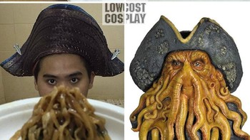 Modal mie goreng saja. (Foto: Facebook/Lowcostcosplay)