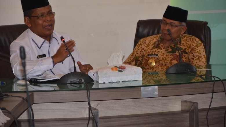 Foto: Wali Kota Banda Aceh Aminullah Usman menerima kunjungan kerja Pjs Wali Kota Tangerang M Yusuf (dok Pemko Banda Aceh) Foto: Wali Kota Banda Aceh Aminullah Usman menerima kunjungan kerja Pjs Wali Kota Tangerang M Yusuf (dok Pemko Banda Aceh)