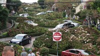 Nama jalannya Russian Hill, berada di Lombard Park, San Fransisco. (Instagram)