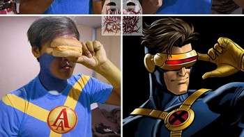 Modal hotdog saja. (Foto: Facebook/Lowcostcosplay)