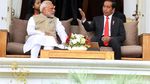 Momen Jokowi Sambut Hangat PM India di Istana