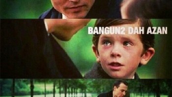 Bangun-bangun sudah azan. Foto: Istimewa