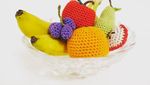 Keren! Buah dan Sayuran Segar Ini Terbuat dari Rajutan Benang Wol