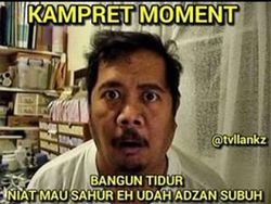 Meme Sahur Kesiangan Ini Jangan Sampai Kejadian