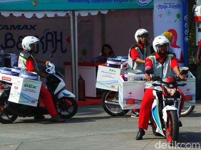 Penampakan Motor Mondar-mandir Antar BBM