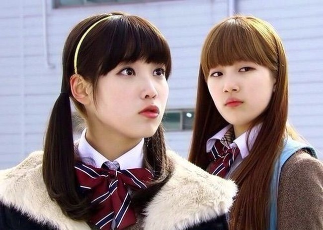Popularitas IU makin menanjak setelah membintangi serial Dream High bersama penyanyi dan aktris Suzy. Tampangnya masih imut dan terlihat culun. Foto: istimewa