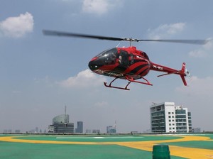 Pengusaha hingga Artis Doyan Berpergian Naik Helikopter