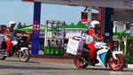 Penampakan Motor Mondar-mandir Antar BBM
