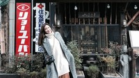 Akhir tahun lalu, Kim pergi liburan ke Tokyo, Jepang. (Instagram/@90_allie)