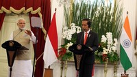 Jokowi berharap hubungan Indonesia dengan India makin kokoh.