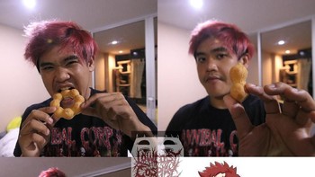 Hanya dari potongan pinggiran donat. (Foto: Facebook/Lowcostcosplay)