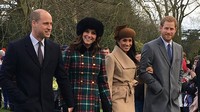 Namun sekarang Pangeran Harry tidak sendiri lagi. Ia kini telah ditemani sang istri, Meghan Markle. Foto: Dok. Instagram/katenmeg