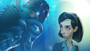 Adegan film Shape of Water. Foto: instagram.com/xidingart/