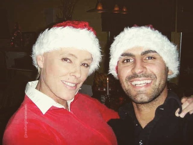 Brigitte dan sang suami menikah pada 2005. Keduanya bertemu di 2004 saat Mattia masih bekerja sebagai pelayan di sebuah hotel di Switzerland.  Foto: Instagram