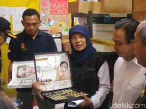 Gudang Obat Kecantikan Ilegal Rp 3,5 M Ini Berkedok Jasa Ekspedisi