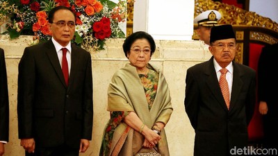 Megawati Hadiri Pelantikan Wantimpres Yahya Staquf