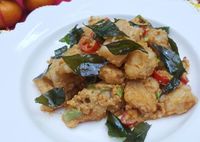 Menu Ke-19 : Lembut Gurih Saus Telur Asin untuk Kakap dan Kepiting Soka