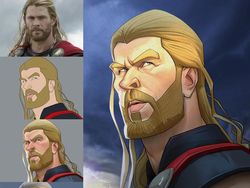 Transformasi Superhero Jadi Tokoh Kartun yang Keren