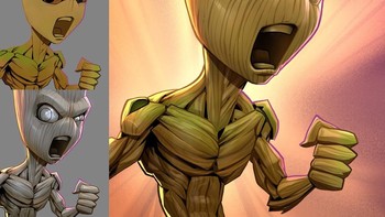 Groot. Foto: instagram.com/xidingart