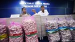 Ini Bawang Putih Impor Ilegal yang Diamankan Bareskrim