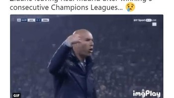 Mungkin Zidane juga menyadari kalau karir kepelatihannya di Madrid sudah sangat baik. (Foto: Internet)