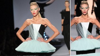 Badan model ini terlihat seperti terpotong. (Foto: Boredpanda)