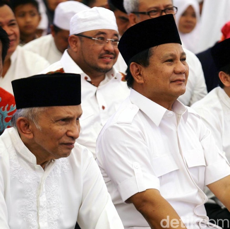 Amien Rais Beberkan Alasan Prabowo Bersedia Jadi Menhan Jokowi