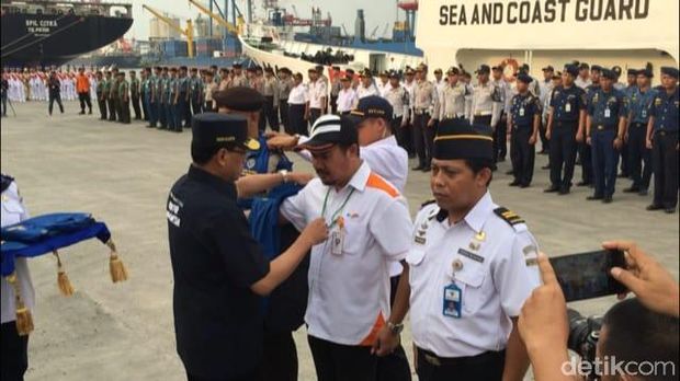 KN Alugara Dikerahkan untuk Patroli Lebaran 2018