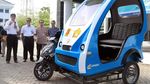 Becak listrik Karya Mahasiswa Aceh