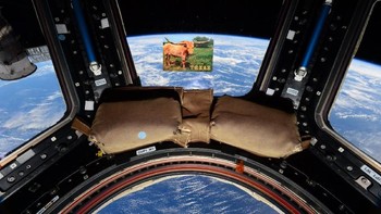 Pakaian yang kotor ini nanti akan dibawa ke Bumi dan yang terbaru nanti dibawa ke ISS.  (Foto: Stasiun Luar Angkasa Internasional)