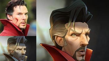 Ding pun mengaku kerap mendesain lewat iPad Pro. Foto: instagram.com/xidingart