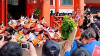 Foto: Awashima Jinja, atau yang populer disebut Dolls Shrine merupakan kuil khusus wanita. Inilah tempat para wanita Jepang berdoa dan memohon sesuatu. (wakayamacity/Instagram)